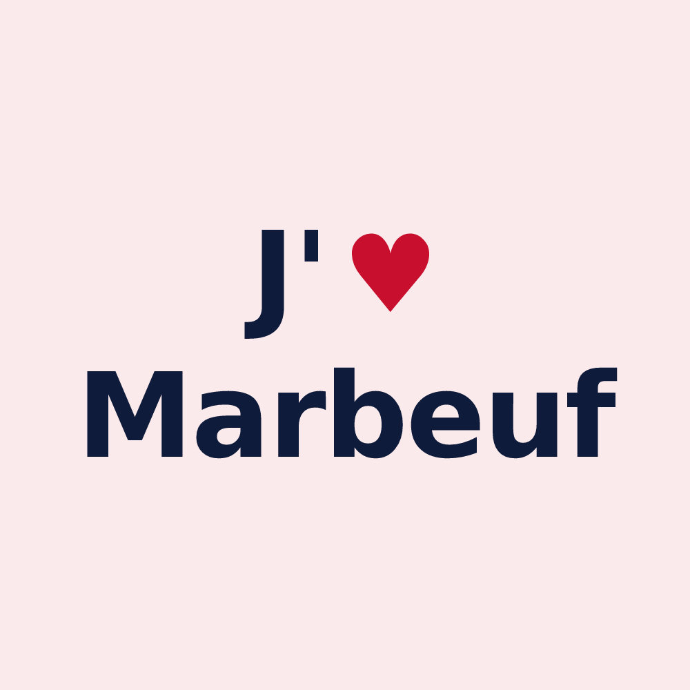 Magnet personnalisé Marbeuf — design J'aime Marbeuf