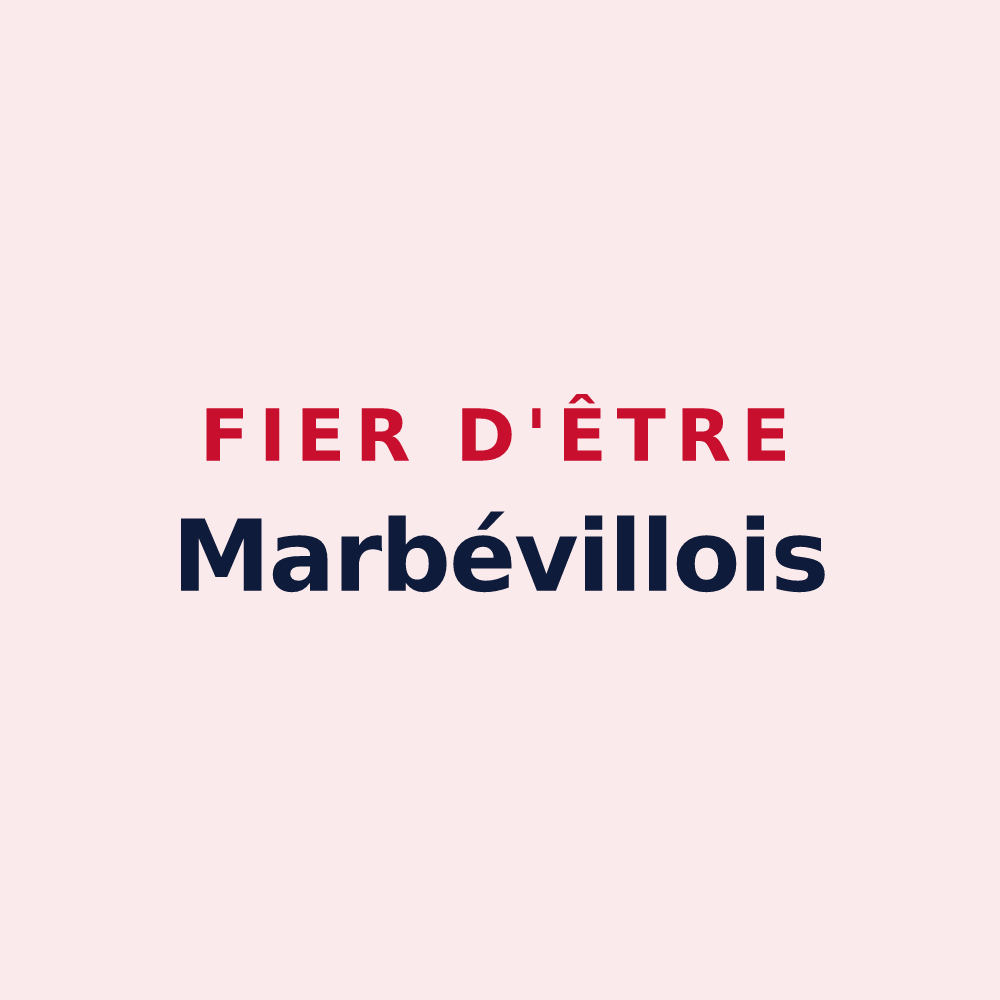 Magnet « Fier d'être Marbévillois » — design pour Marbéville