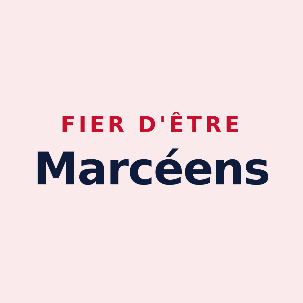 Magnet « Fier d'être Marcéens » — design pour Marcé-sur-Esves