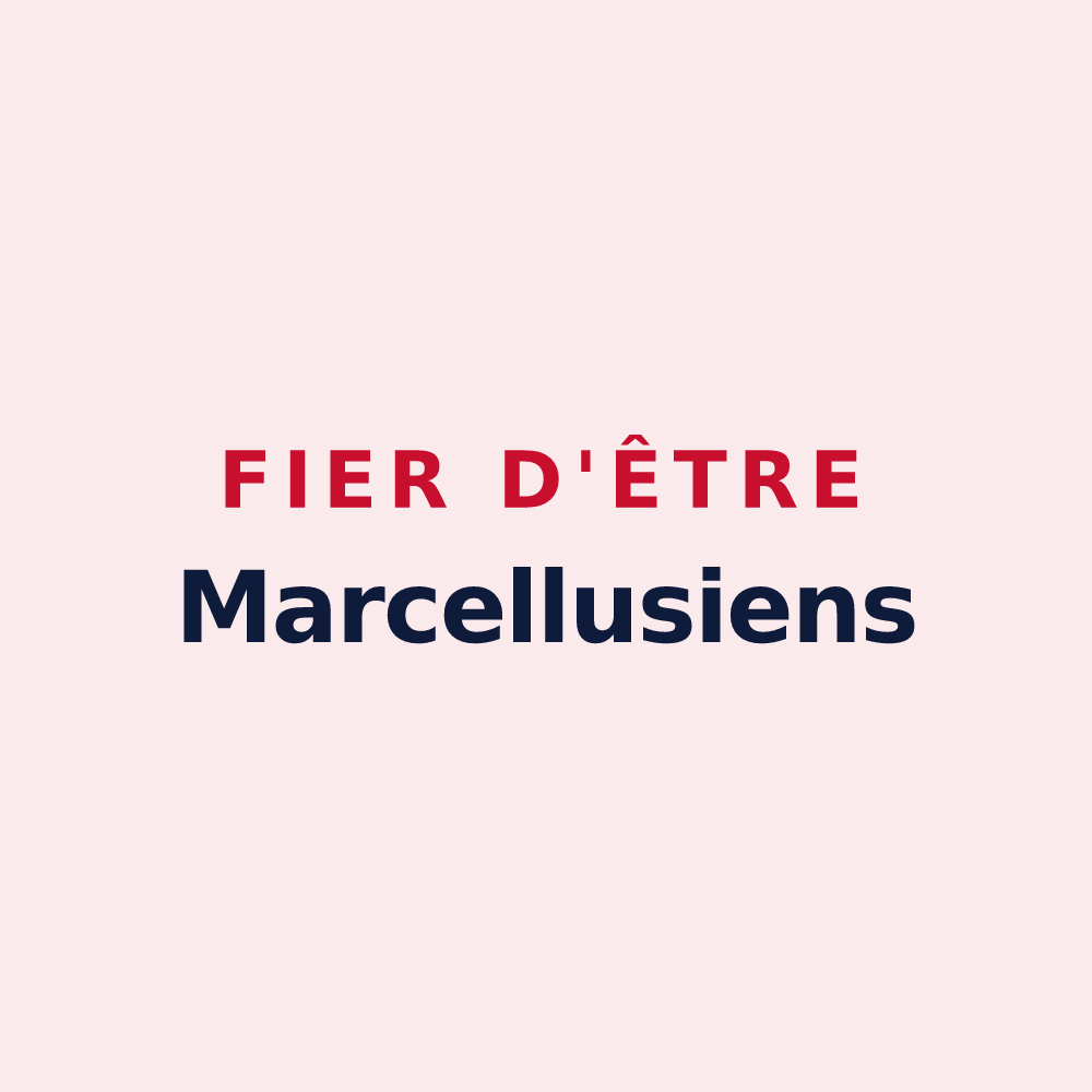 Magnet « Fier d'être Marcellusiens » — design pour Marcellus