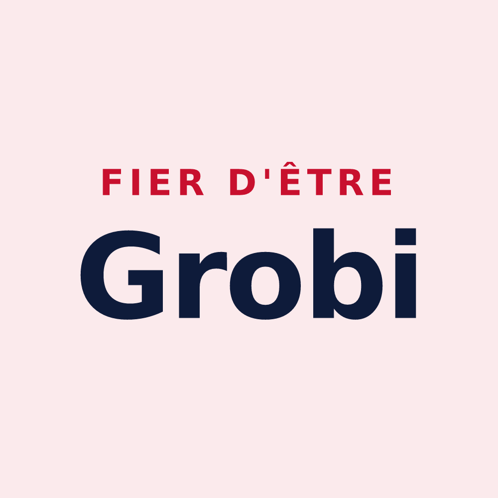 Magnet « Fier d'être Grobi » — design pour Marchampt