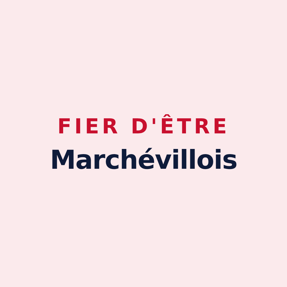 Magnet « Fier d'être Marchévillois » — design pour Marchéville