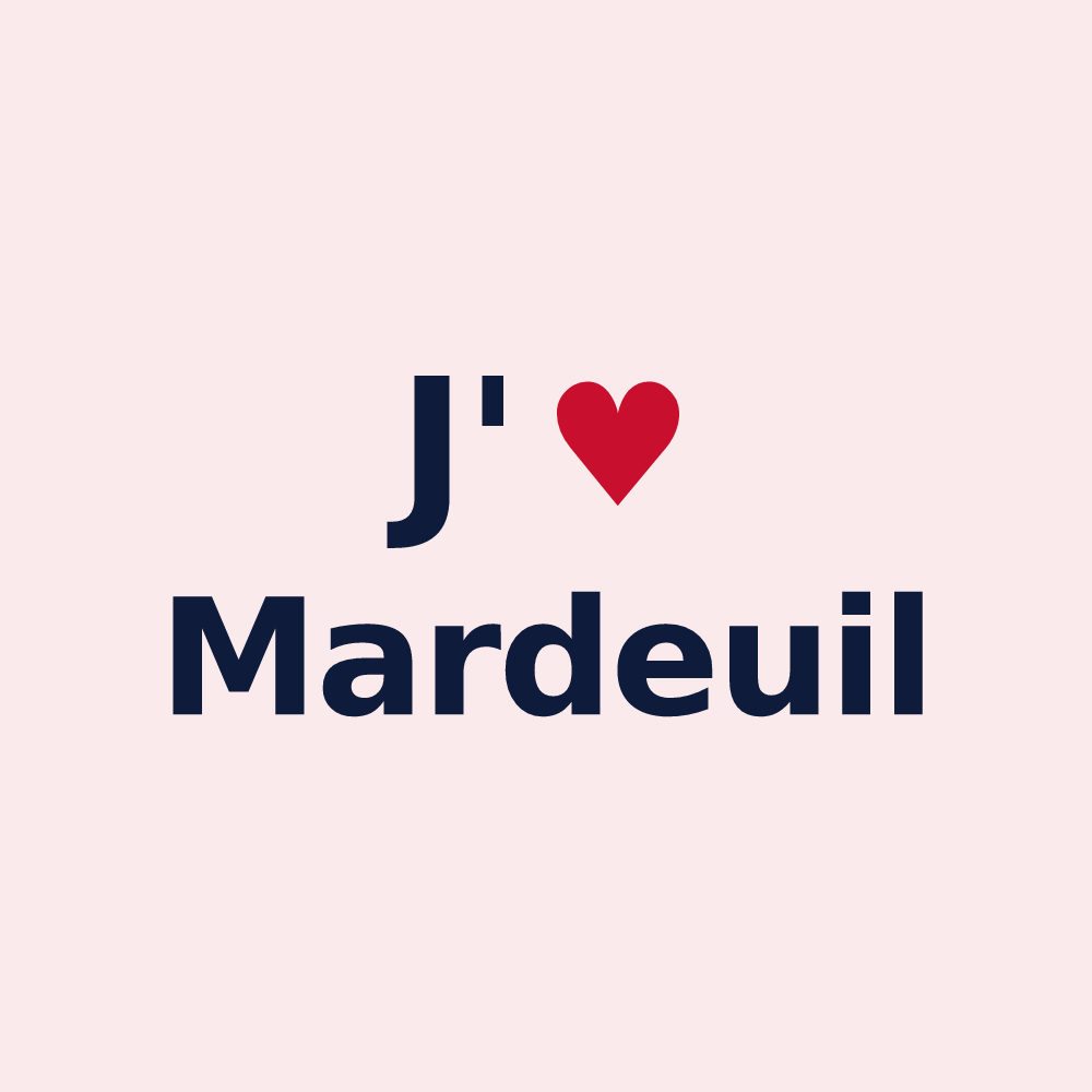 Magnet personnalisé Mardeuil — design J'aime Mardeuil