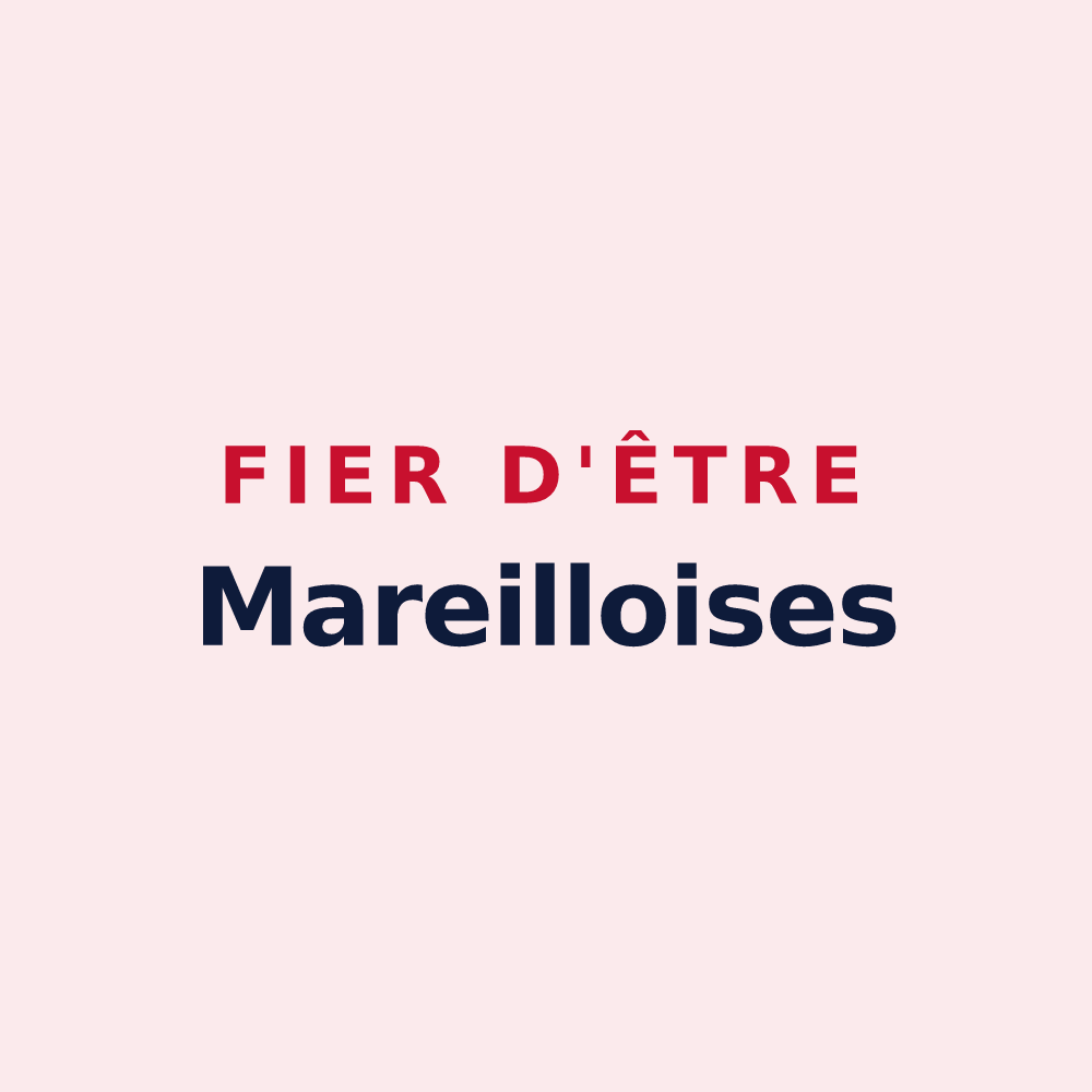 Magnet « Fier d'être Mareilloises » — design pour Mareil-en-France