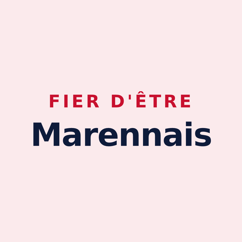 Magnet « Fier d'être Marennais » — design pour Marennes-Hiers-Brouage