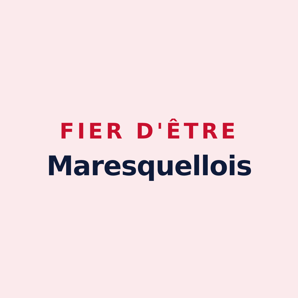 Magnet « Fier d'être Maresquellois » — design pour Maresquel-Ecquemicourt