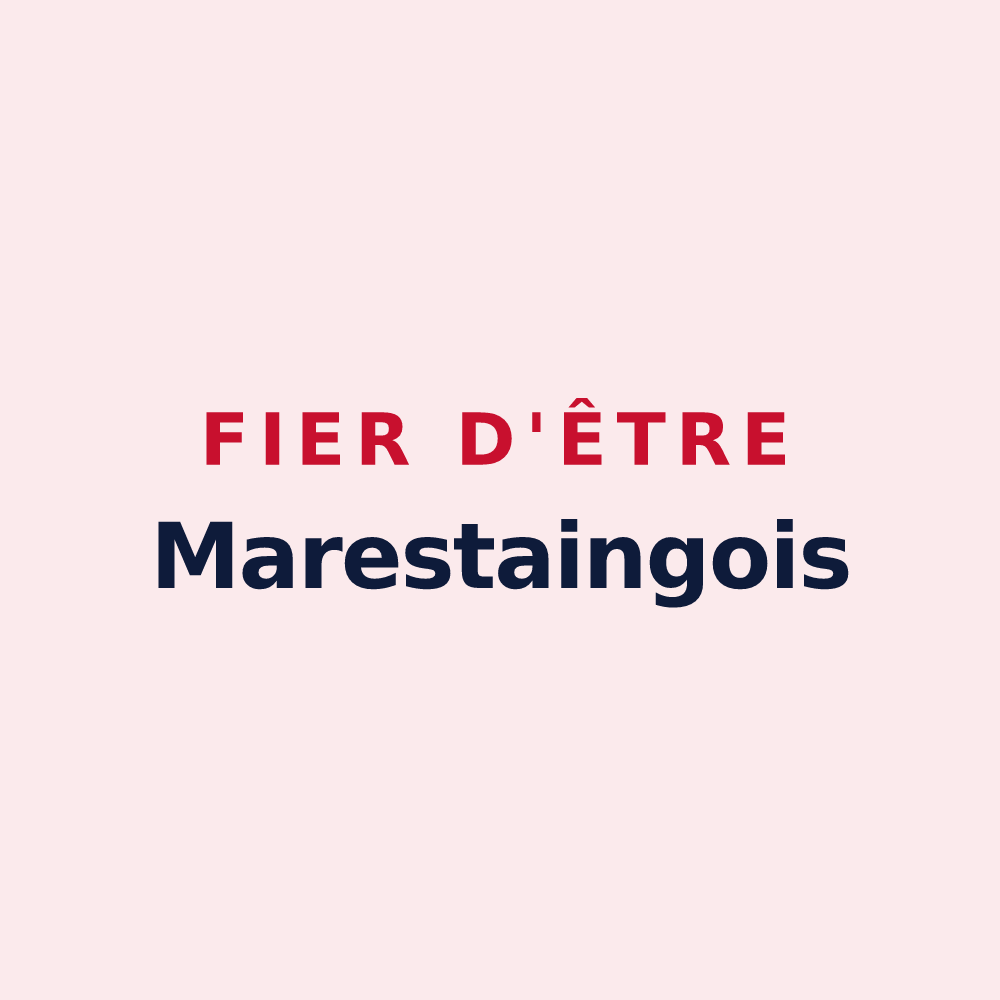 Magnet « Fier d'être Marestaingois » — design pour Marestaing