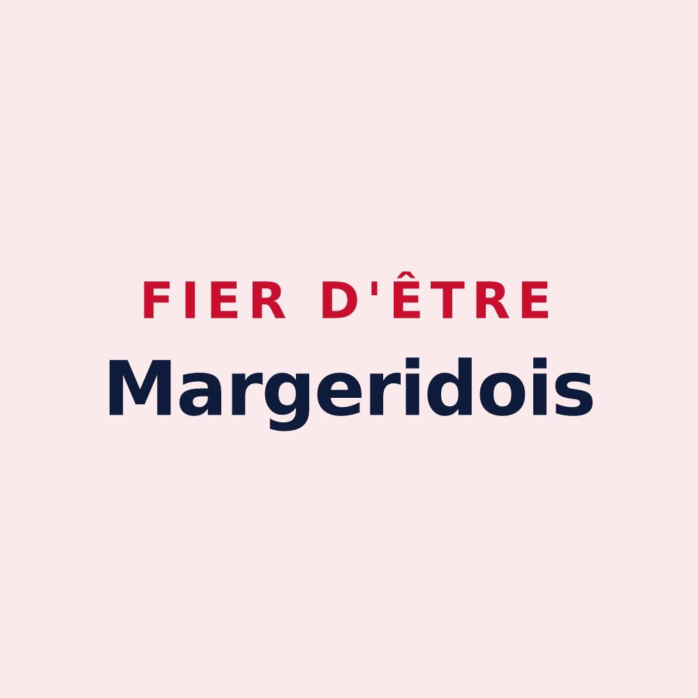 Magnet « Fier d'être Margeridois » — design pour Margerides