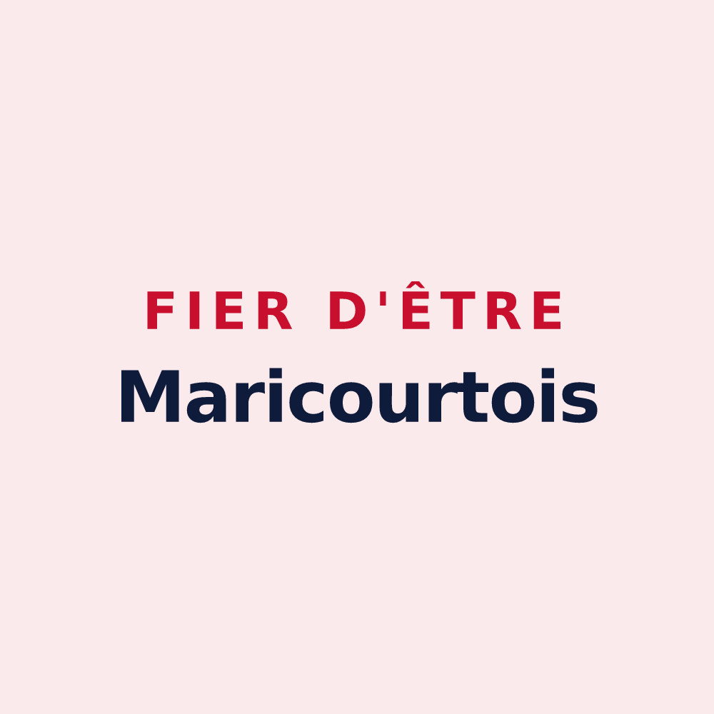 Magnet « Fier d'être Maricourtois » — design pour Maricourt
