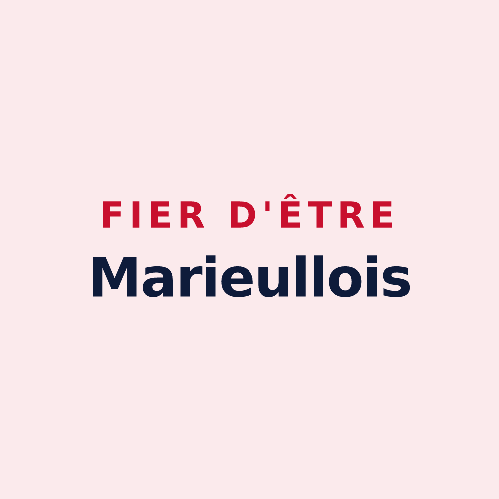Magnet « Fier d'être Marieullois » — design pour Marieulles