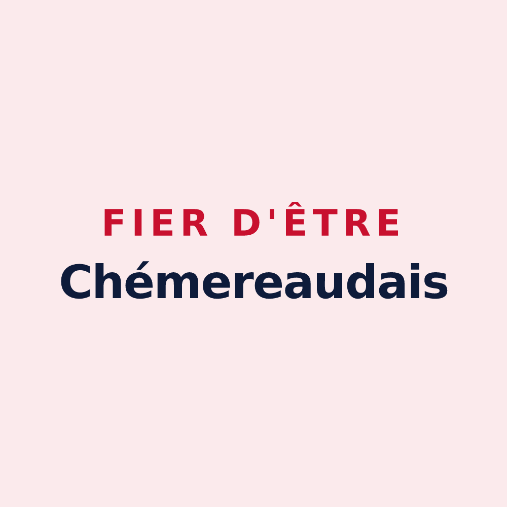 Magnet « Fier d'être Chémereaudais » — design pour Marigny-Chemereau