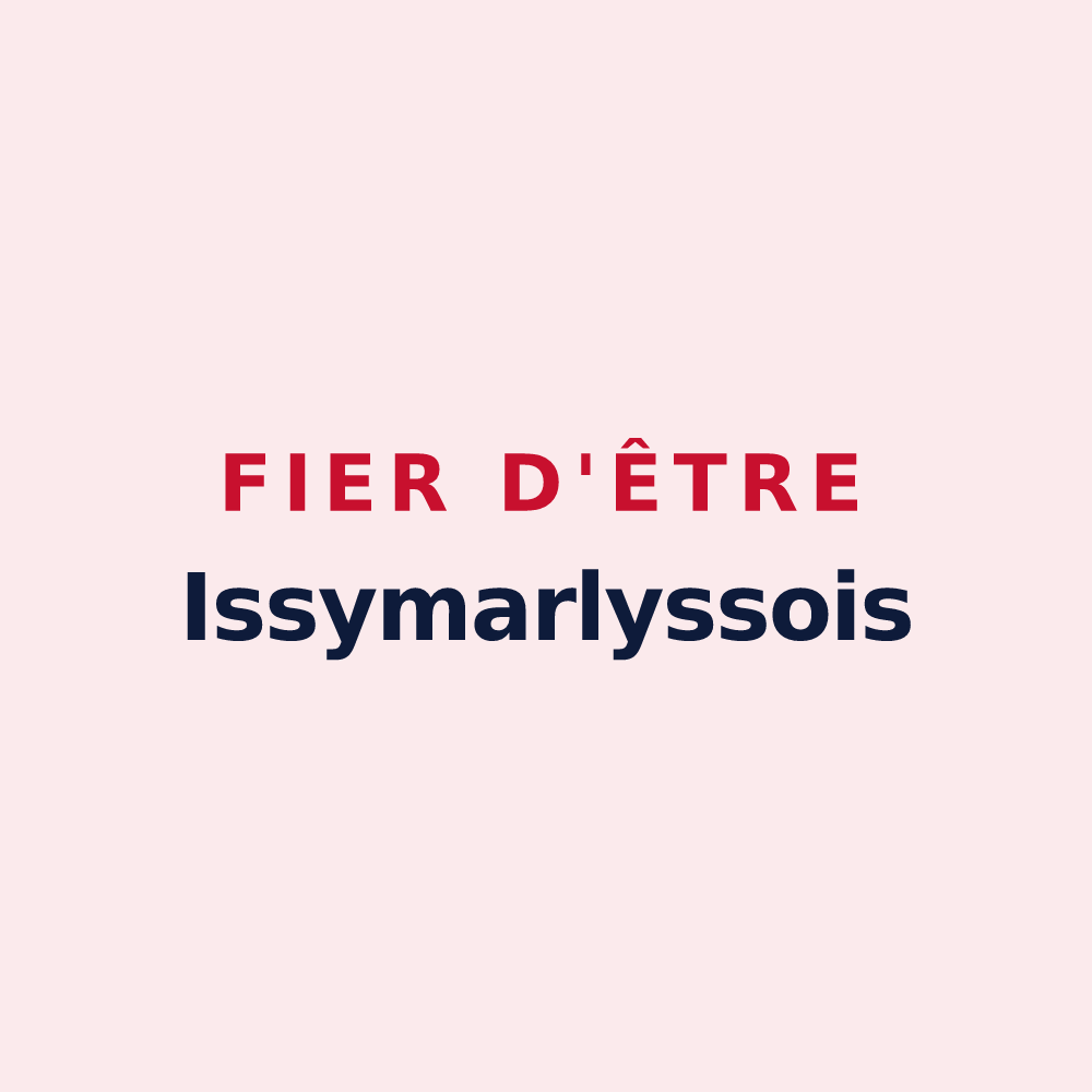Magnet « Fier d'être Issymarlyssois » — design pour Marly-sous-Issy