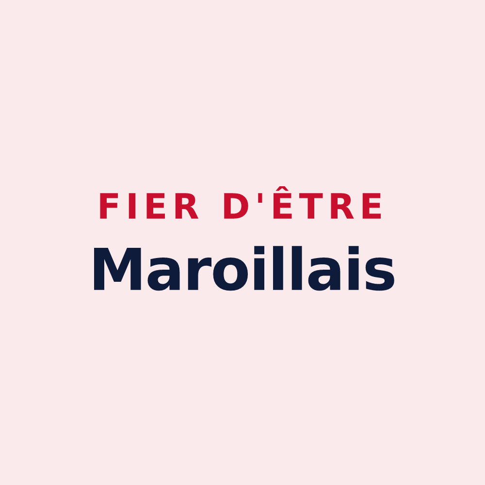 Magnet « Fier d'être Maroillais » — design pour Maroilles
