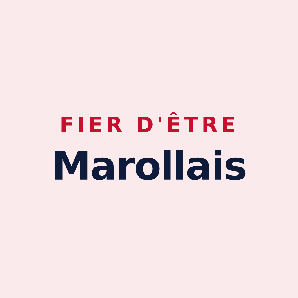 Magnet « Fier d'être Marollais » — design pour Marolles-en-Hurepoix