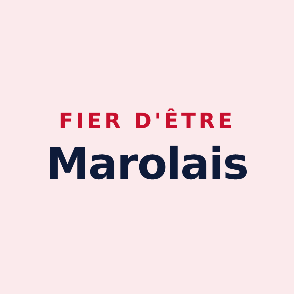 Magnet « Fier d'être Marolais » — design pour Marols