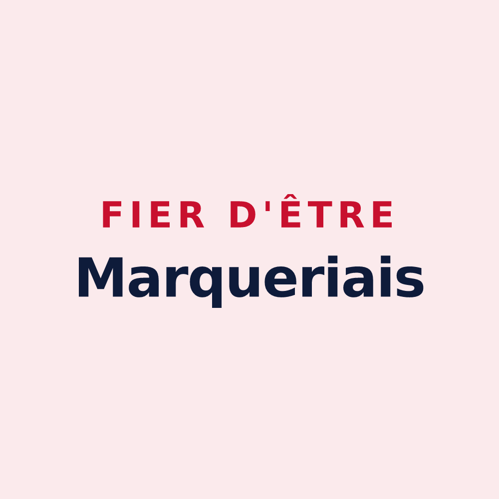 Magnet « Fier d'être Marqueriais » — design pour Marquerie