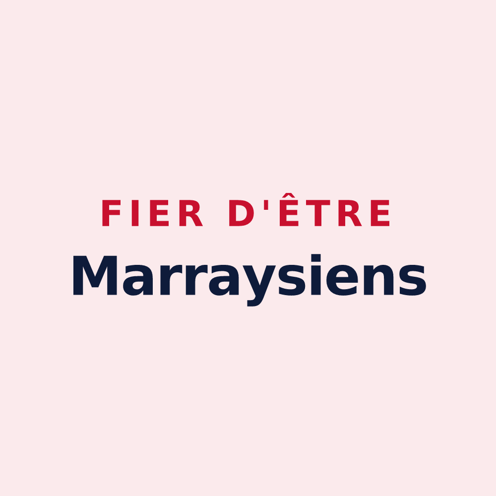 Magnet « Fier d'être Marraysiens » — design pour Marray