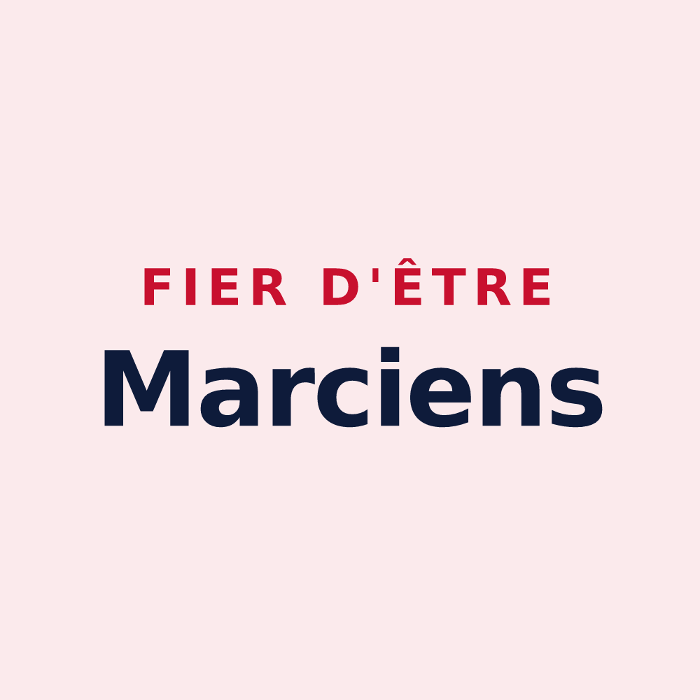 Magnet « Fier d'être Marciens » — design pour Mars-sur-Allier