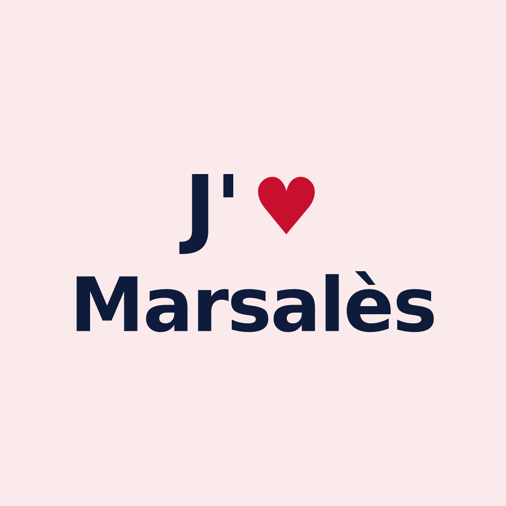 Magnet personnalisé Marsalès — design J'aime Marsalès