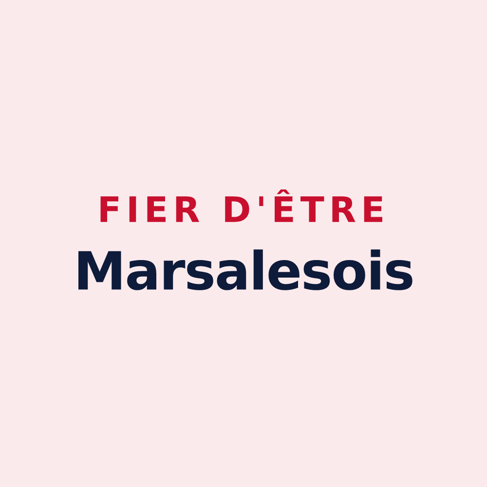 Magnet « Fier d'être Marsalesois » — design pour Marsalès