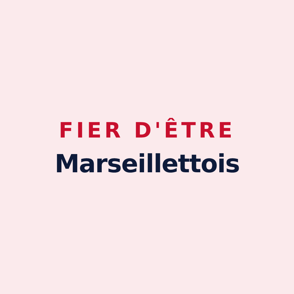 Magnet « Fier d'être Marseillettois » — design pour Marseillette
