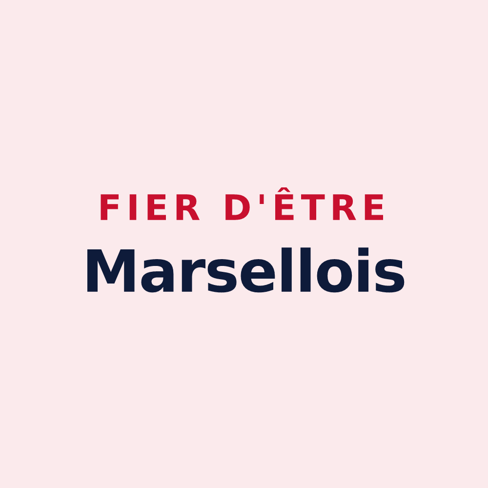 Magnet « Fier d'être Marsellois » — design pour Marsilly