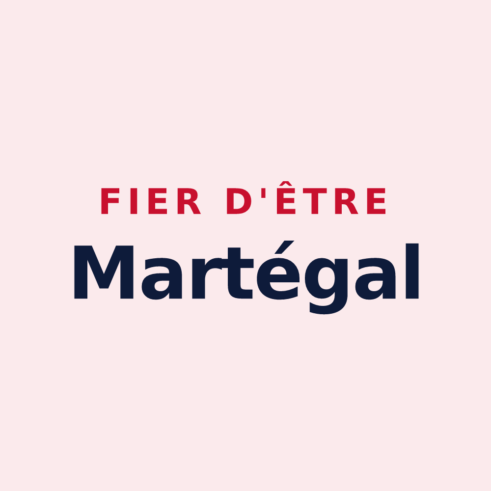 Magnet « Fier d'être Martégal » — design pour Martigues