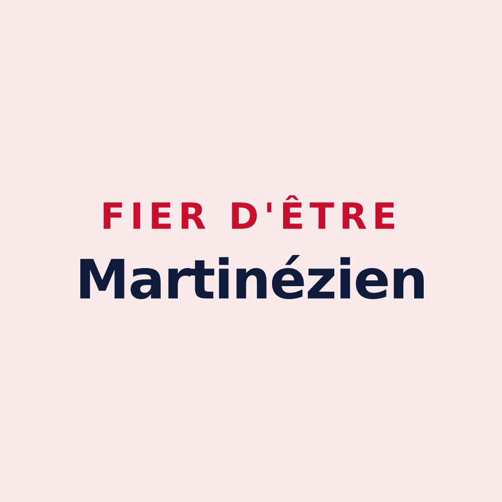 Magnet « Fier d'être Martinézien » — design pour Martinet