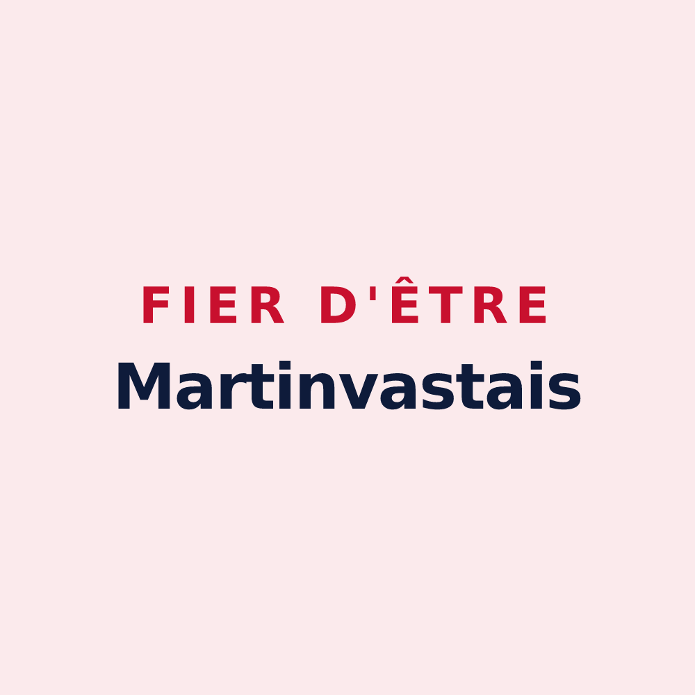 Magnet « Fier d'être Martinvastais » — design pour Martinvast