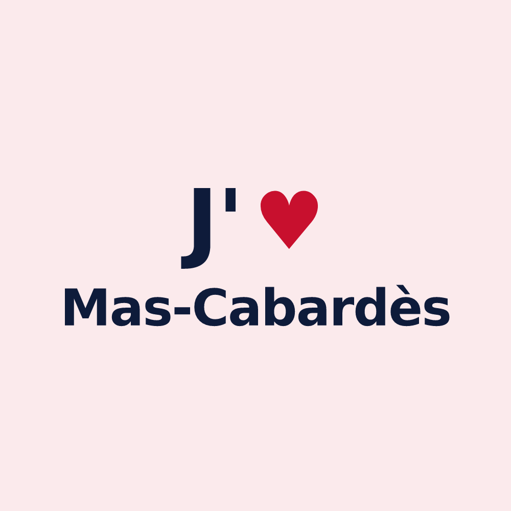 Magnet personnalisé Mas-Cabardès — design J'aime Mas-Cabardès