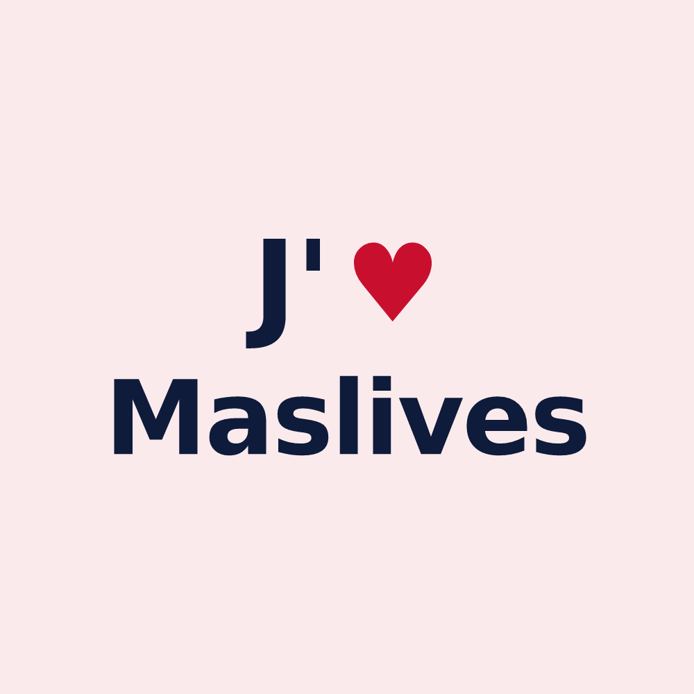 Magnet personnalisé Maslives — design J'aime Maslives