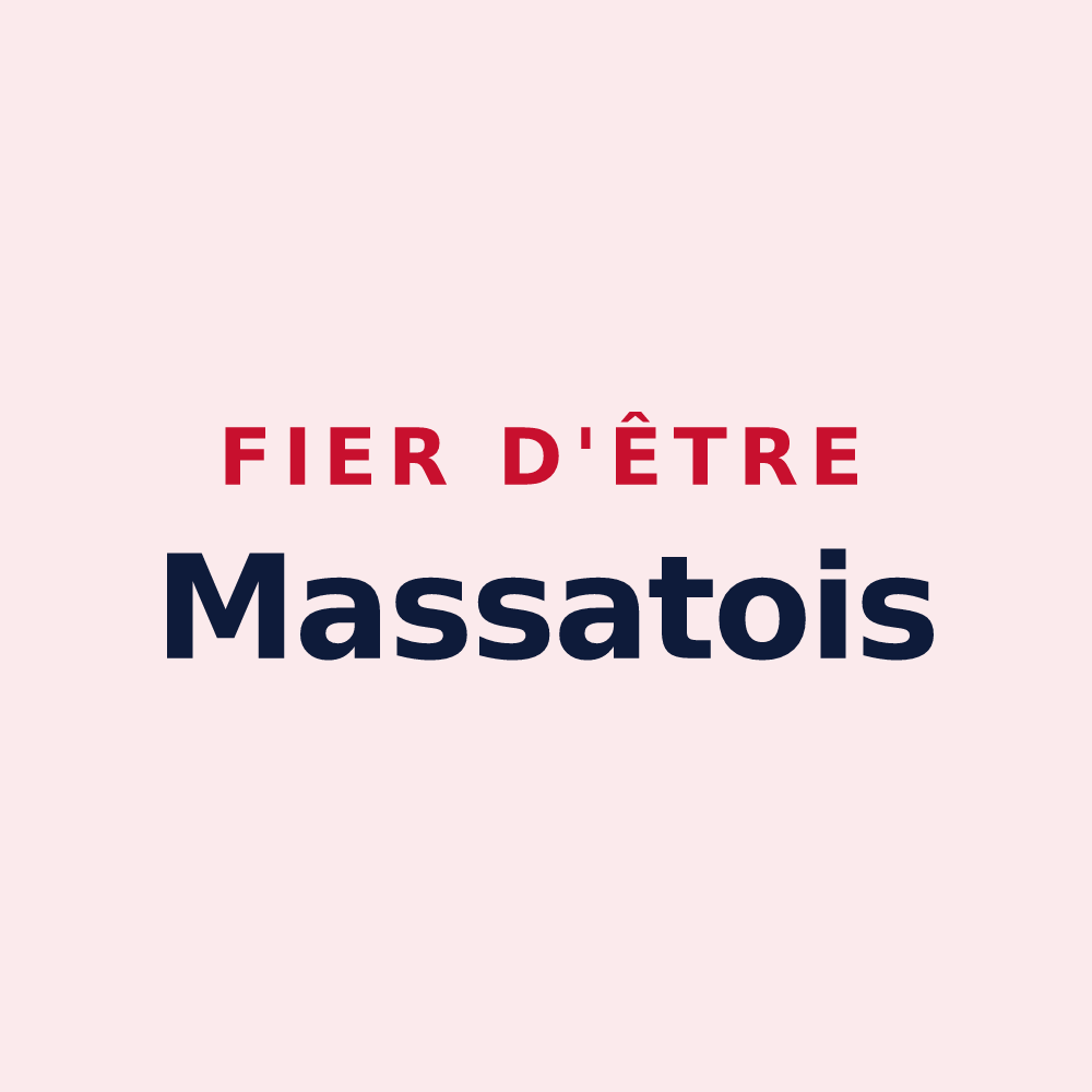 Magnet « Fier d'être Massatois » — design pour Massat