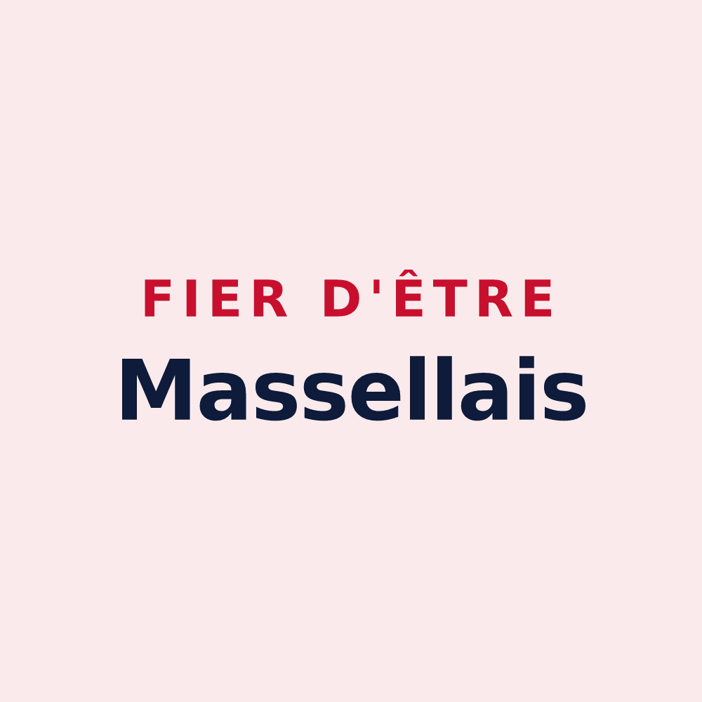 Magnet « Fier d'être Massellais » — design pour Masseilles