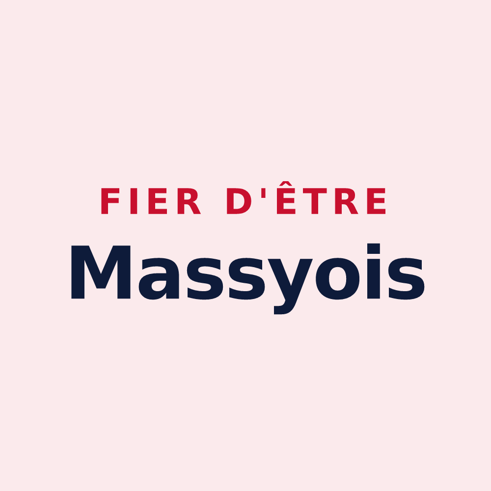 Magnet « Fier d'être Massyois » — design pour Massy