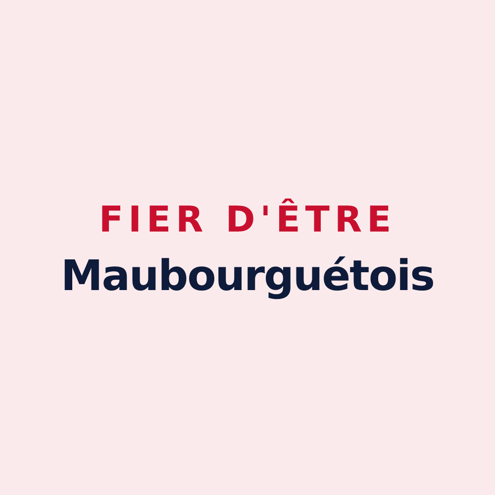 Magnet « Fier d'être Maubourguétois » — design pour Maubourguet