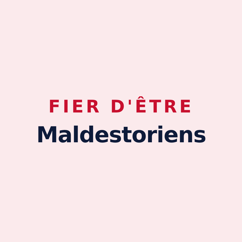 Magnet « Fier d'être Maldestoriens » — design pour Maudétour-en-Vexin