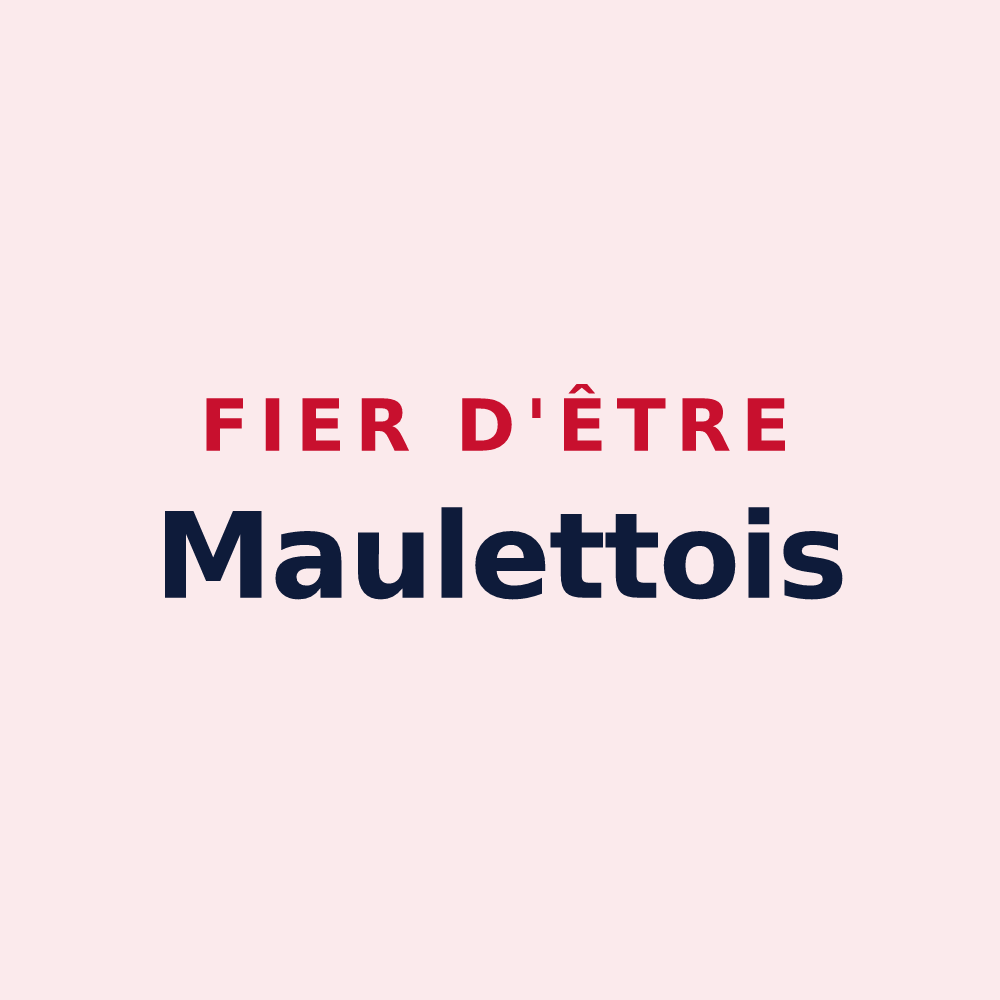 Magnet « Fier d'être Maulettois » — design pour Maulette