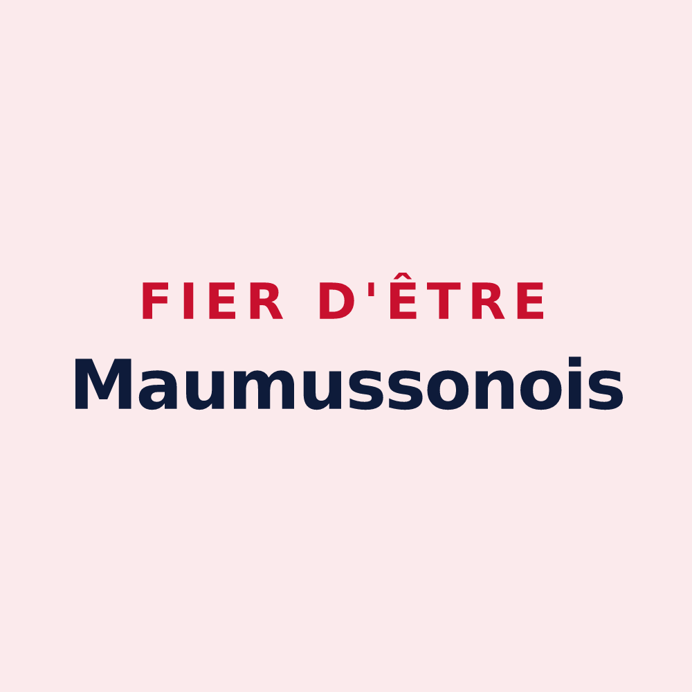 Magnet « Fier d'être Maumussonois » — design pour Maumusson