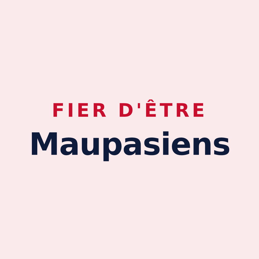 Magnet « Fier d'être Maupasiens » — design pour Maupas