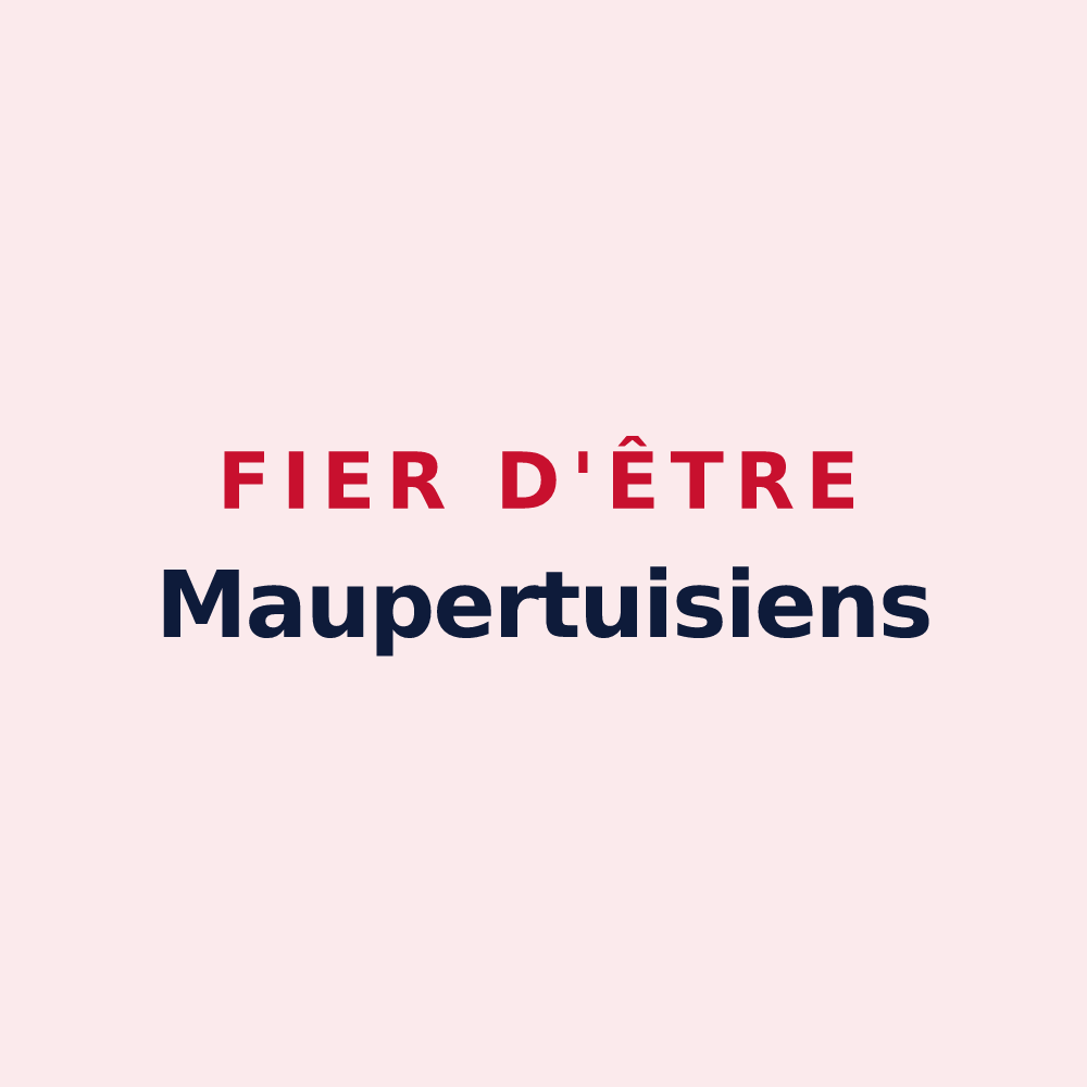 Magnet « Fier d'être Maupertuisiens » — design pour Maupertuis