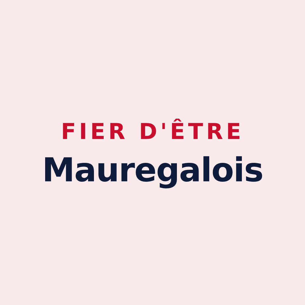 Magnet « Fier d'être Mauregalois » — design pour Mauregard