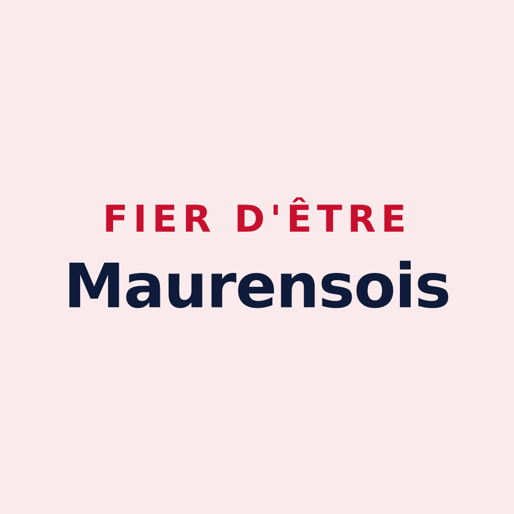 Magnet « Fier d'être Maurensois » — design pour Maurens-Scopont