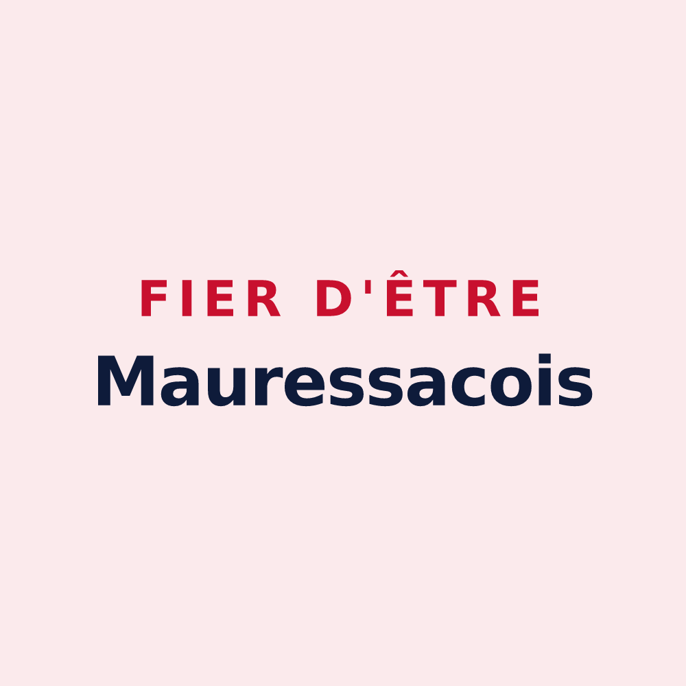 Magnet « Fier d'être Mauressacois » — design pour Mauressac