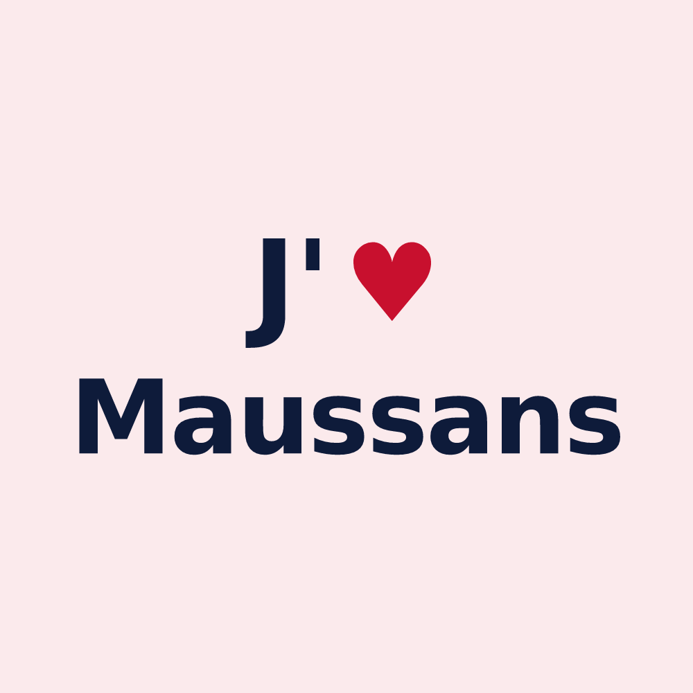 Magnet personnalisé Maussans — design J'aime Maussans