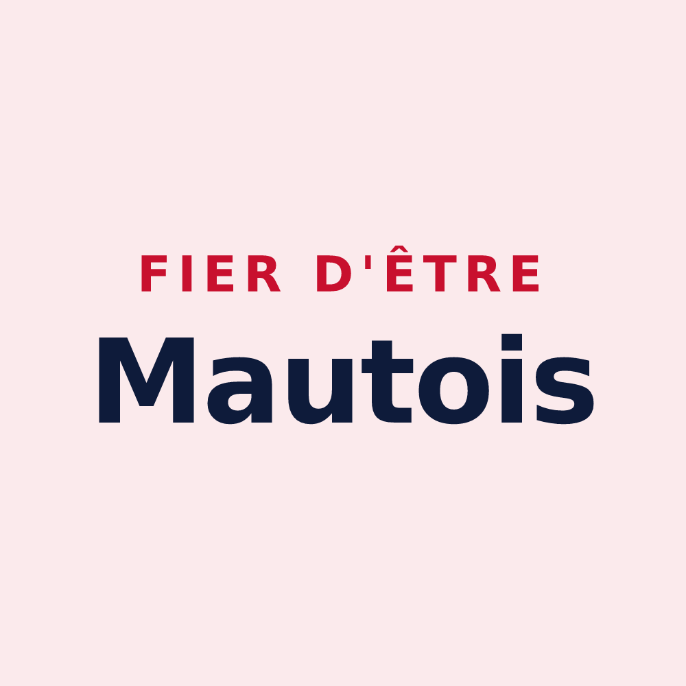 Magnet « Fier d'être Mautois » — design pour Mautes