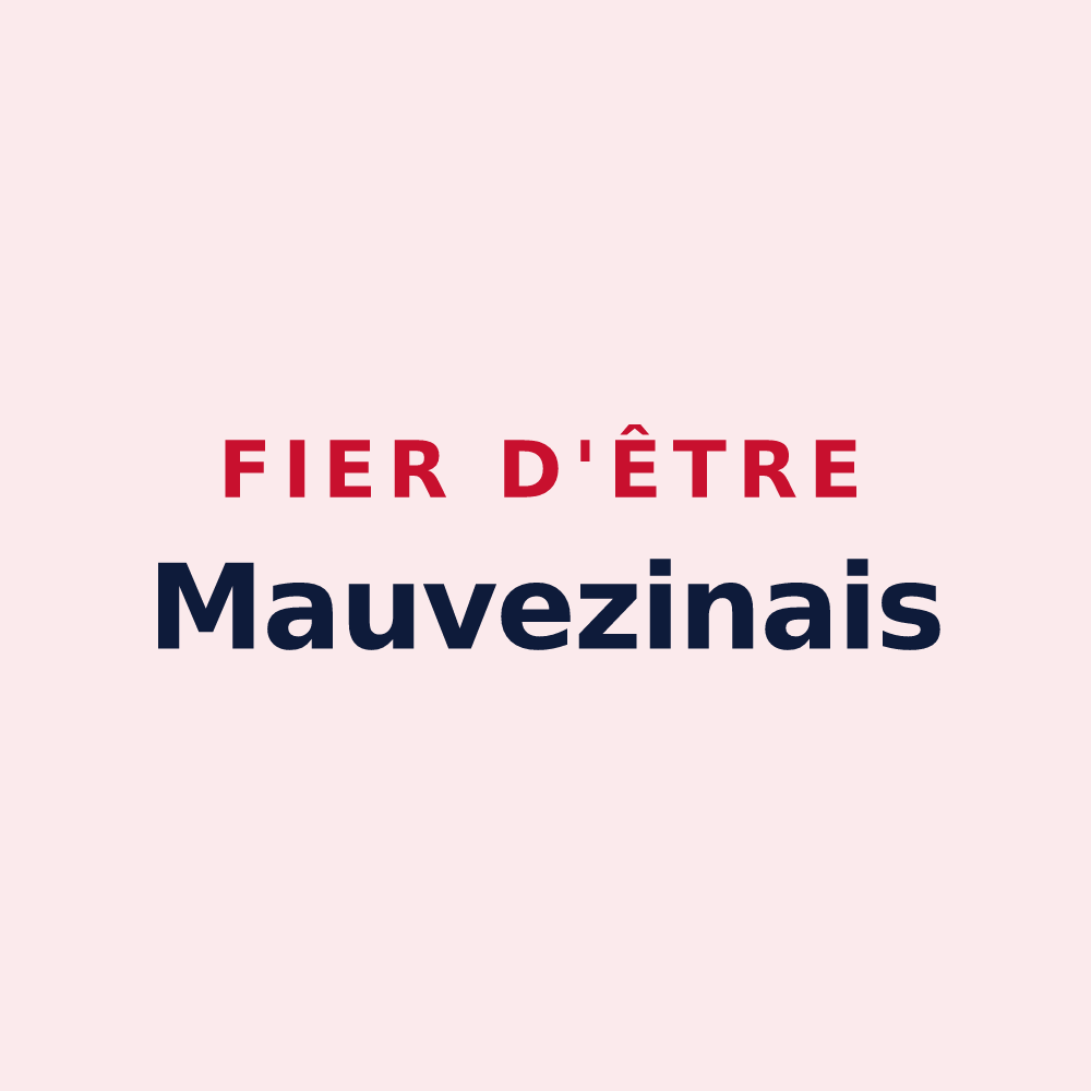 Magnet « Fier d'être Mauvezinais » — design pour Mauvezin