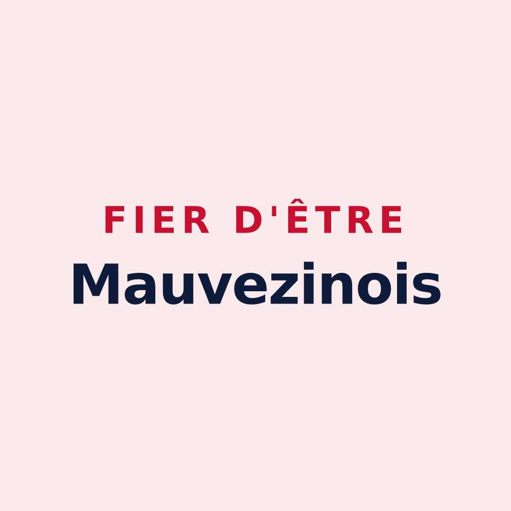 Magnet « Fier d'être Mauvezinois » — design pour Mauvezin