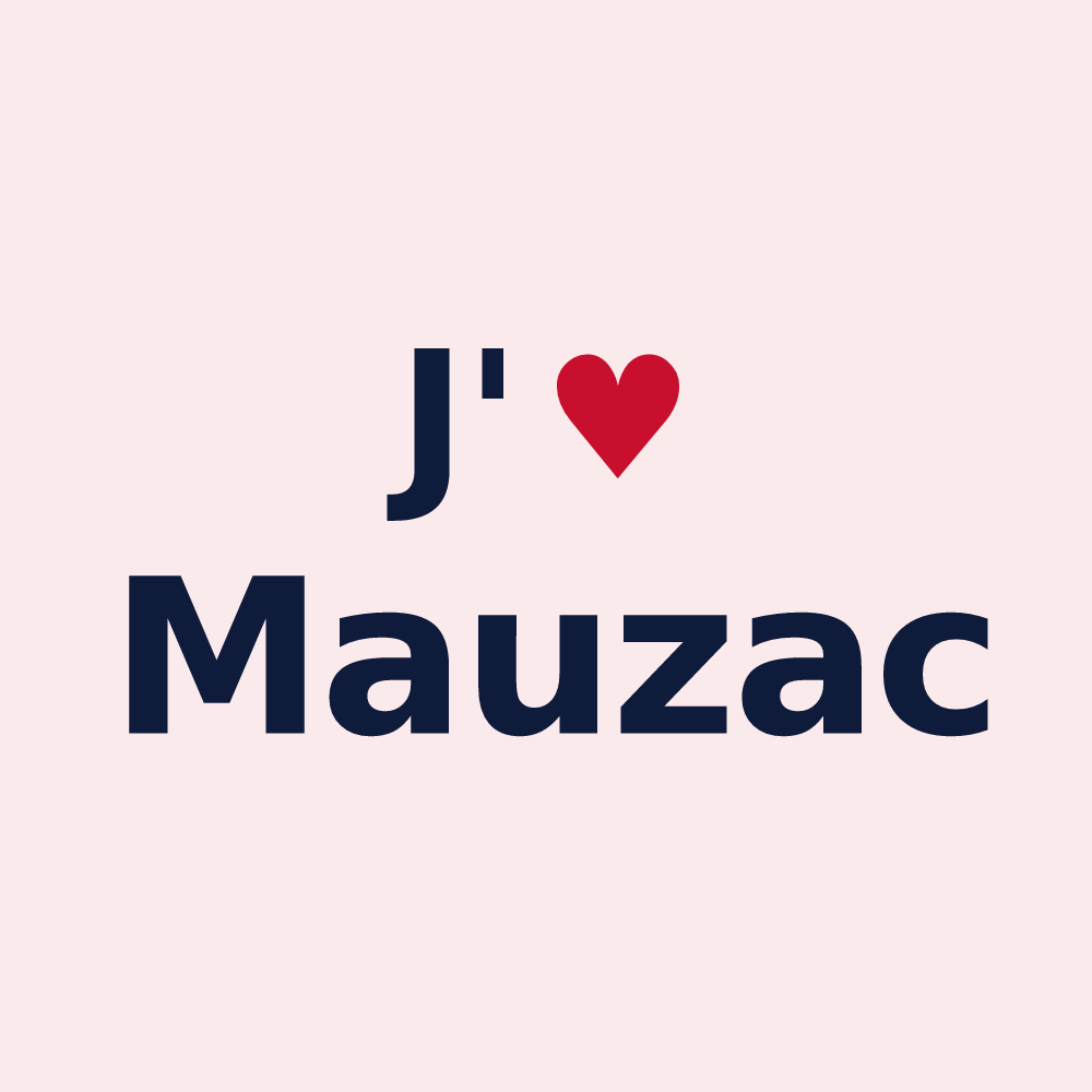 Magnet personnalisé Mauzac — design J'aime Mauzac