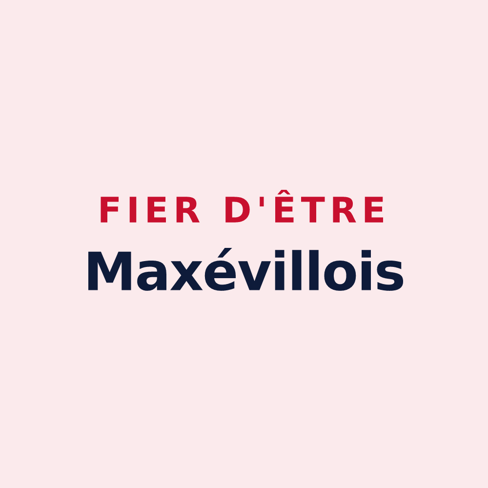 Magnet « Fier d'être Maxévillois » — design pour Maxéville