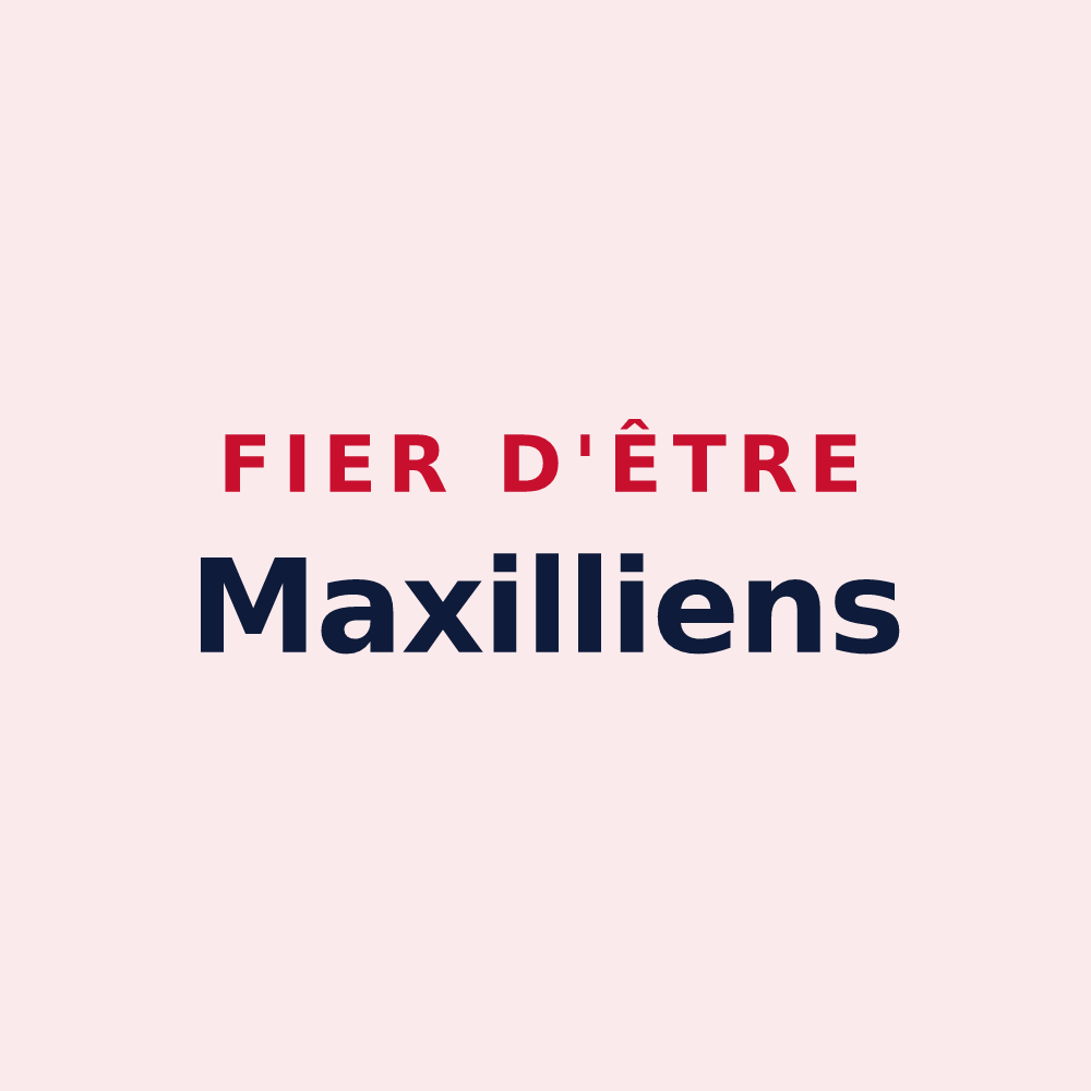 Magnet « Fier d'être Maxilliens » — design pour Maxilly-sur-Léman